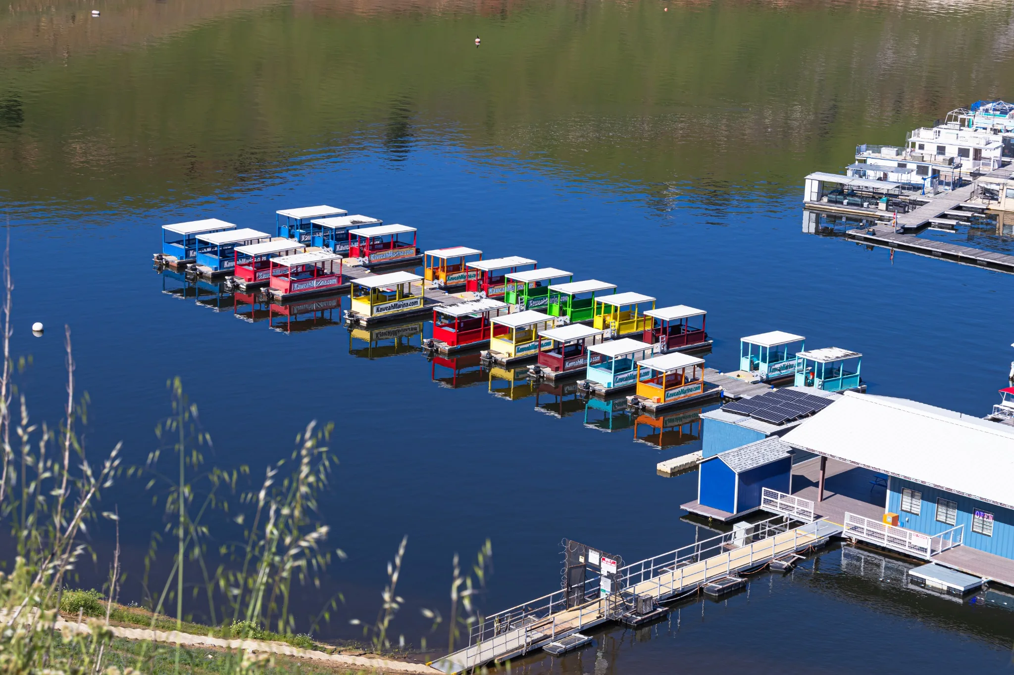 Colorful boats