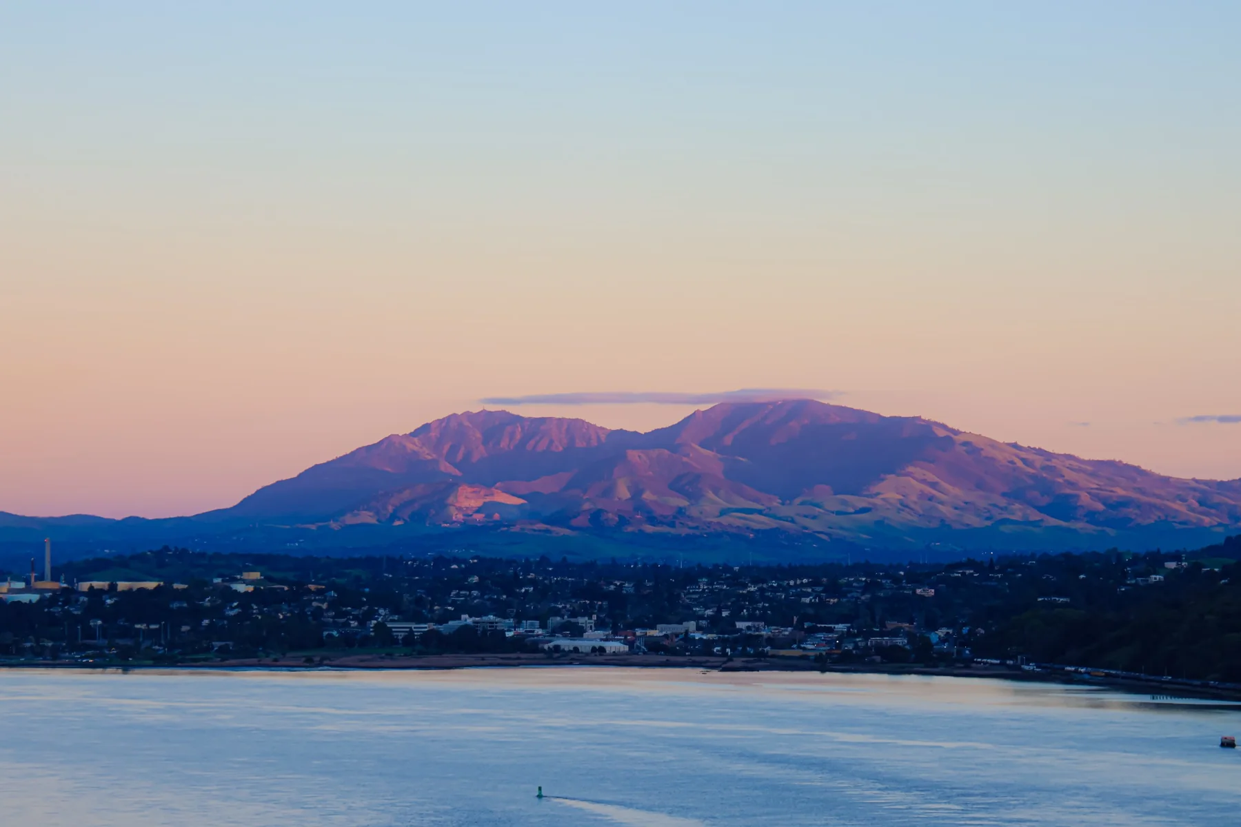 Mount Diablo at dusk
